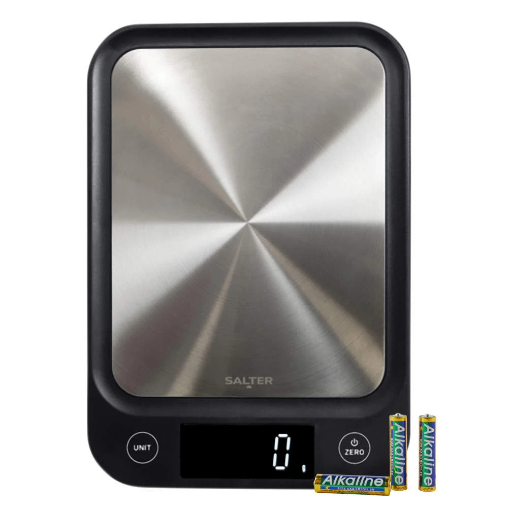 Salter Ultra Slim digital kitchen scale black